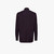Classical shirt burgundy color, with triple stitching on collar and cuffs