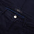 Navy blue trousers, slim fit, ZILLI "Letters"