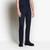 Navy blue trousers with elastic waistband, ZILLI "Rows"