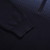 Dark blue and slate blue zipped polo-shirt bleu, « Shading » jacquard weave