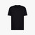 T-shirt noir, broderie " Four Stripes