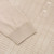 Blond fawn buttoned polo, jacquard "Squares" weave