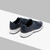 Pine green sneakers in deerskin and calfskin