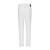 White jeans,slim fit, "ZILLI Letters"