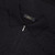 Black zipped polo-shirt, « Rhombus » jacquard weave