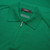 Bright green zipped polo-shirt