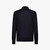 Dark navy zipped polo-shirt