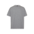 T-shirt gris, broderie "ZILLI Lettering", motif imprimé "Sculptural landscapes".