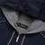 Dark navy blue and light grey bicolor jogging suit