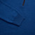 Blue zipped polo shirt, navy calfsuede piping