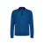 Blue zipped polo shirt, long sleeves