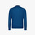 Blue zipped polo shirt, long sleeves