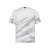 T-Shirt blanc, motif graphique "montagne" imprimé
