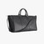 Black zippered travel bag with shoulder strap, large 'Travel Weekender' model