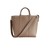 Clay zippered travel bag with shoulder strap, medium 'Travel Weekender' model