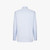 Classical light blue shirt, topstitched collar