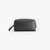 Black double zippered beauty case, "Travel Weekender" 