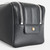 Black double zippered beauty case, "Travel Weekender" 
