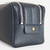 Blue navy double zippered beauty case, "Travel Weekender" 
