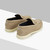 Taupe moccasins, "Laser Z" 