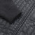 Dark charcoal zipped cardigan, "Crossed Stripes"