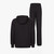 Black Jogging suit, "Four Stripes"