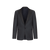 Black tuxedo jacket, herringbone pattern