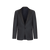 Black tuxedo jacket, herringbone pattern