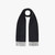 Dark navy Qaeter fringed scarf