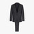 Black trousers for tuxedo, herringbone pattern