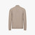 Taupe sweater, "Contrast Band"
