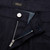 Dark navy regular fit 5 pockets jeans, crocodile detail