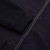 Dark navy mock neck zip cardigan "Explorer", long sleeves
