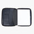 Blue Navy grained calfskin A5 Zip Around Writing Folder