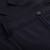 Dark navy single pleated cargo pants, with pockets