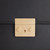 Black calfskin clutch bag, "Classic Business"