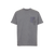 Anthracite grey round-neck T-shirt, "ZILLI Crest" embroidery