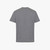 Anthracite grey round-neck T-shirt, "ZILLI Crest" embroidery