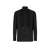 Black tuxedo shirt, with piquet breastplate