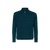 Dark Green zipped polo sweater, "Mountain" design