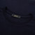 Dark Navy round-neck T-shirt, "ZILLI Crest" embroidery