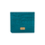 Teal crocodile CC7 credit card holder