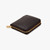 Brown zip around wallet, small size