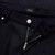 Dark navy regular fit 5 pockets jeans, calfskin patch
