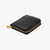 Crocodile black zip around wallet, small size