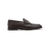 Dark brown hand dyed mocassins, "Laser Z"
