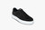 Black sneakers in suede calfskin, weaved calfskin and technical fabric