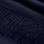 Navy blue fringed scarf