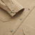 Pale camel classic shirt, two pockets