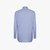 Striped blue and onyx classic silk shirt